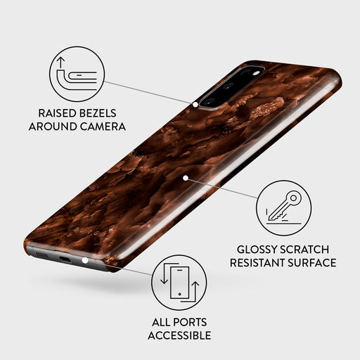 Toasted Chestnut - Brown Samsung Galaxy S20 4G / 5G Case 3