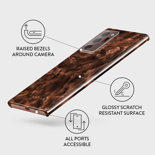 Toasted Chestnut - Brown Samsung Galaxy Note 20 Ultra 4G / 5G Case 3