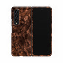 Toasted Chestnut - Brown Samsung Galaxy Z Fold 3 Case 1