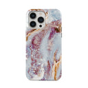 Frozen Leaves - Cute Marble iPhone 13 Pro Max Case