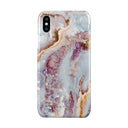 Frozen Leaves - Cute Marble iPhone XS Max Case