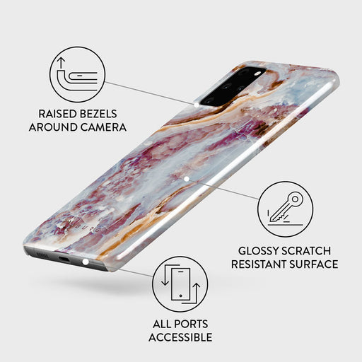 Frozen Leaves - Cute Marble Samsung Galaxy S20 Plus 4G / 5G Case 3