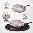Frozen Leaves - Cute Marble AirPods Pro Case 3