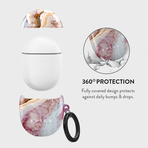 Frozen Leaves - Cute Marble Google Pixel Buds 2 Case 2