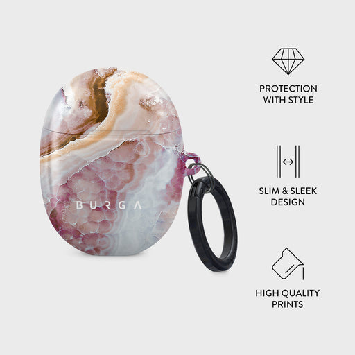 Frozen Leaves - Cute Marble Google Pixel Buds 2 Case 4