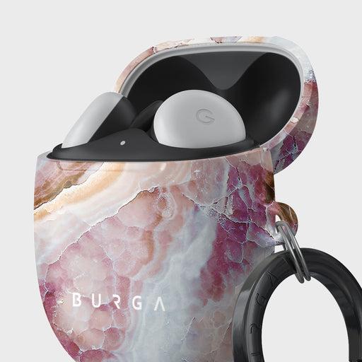 Frozen Leaves - Cute Marble Google Pixel Buds 2 Case 5