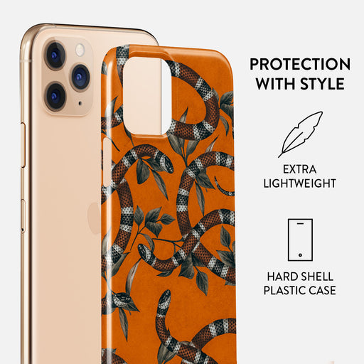 Bitter Apricot - Snake iPhone 11 Pro Max Case 2