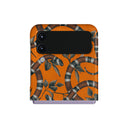 Bitter Apricot - Snake Samsung Galaxy Z Flip 4 Case