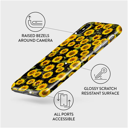 Sunflower Glimmer - iPhone XS Max Case 3