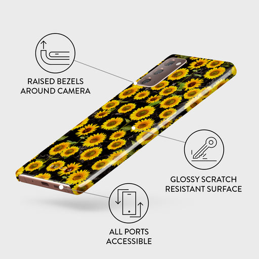 Sunflower Glimmer - Samsung Galaxy Note 20 4G / 5G Case 3