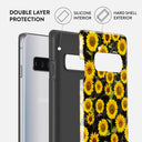 Sunflower Glimmer - Samsung Galaxy S10 4G Case 6