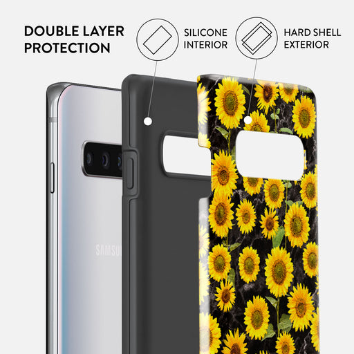 Sunflower Glimmer - Samsung Galaxy S10 4G Case 6