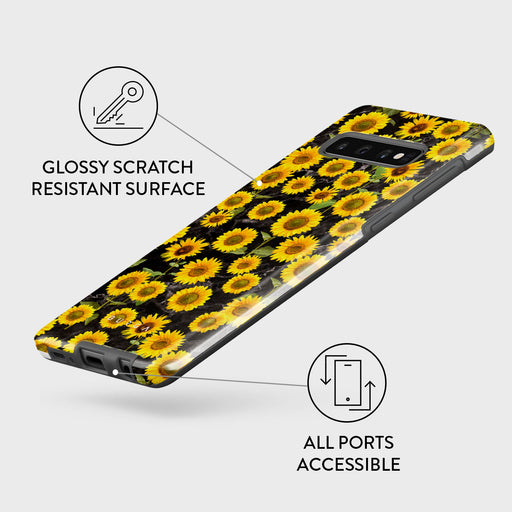 Sunflower Glimmer - Samsung Galaxy S10 4G Case 7