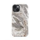 Snowstorm - Grey Marble iPhone 14 Case 5