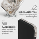 Snowstorm - Grey Marble iPhone 14 Case 8