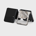 Snowstorm - Grey Marble Samsung Galaxy Z Flip 3 Case 5