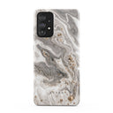 Snowstorm - Grey Marble Samsung Galaxy A72 4G / 5G Case 5