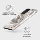 Snowstorm - Grey Marble Samsung Galaxy A72 4G / 5G Case 7