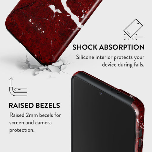Iconic Red Ruby - Marble Samsung Galaxy S21 Case 8