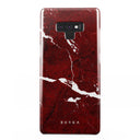 Iconic Red Ruby - Marble Samsung Galaxy Note 9 Case
