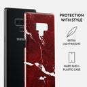 Iconic Red Ruby - Marble Samsung Galaxy Note 9 Case 2