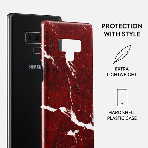 Iconic Red Ruby - Marble Samsung Galaxy Note 9 Case 2