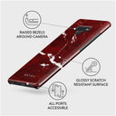 Iconic Red Ruby - Marble Samsung Galaxy Note 9 Case 3