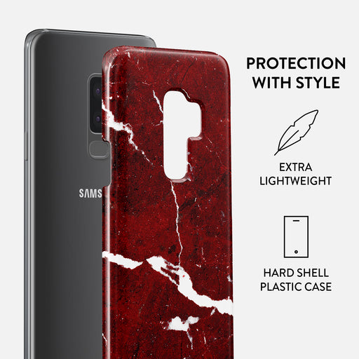 Iconic Red Ruby - Marble Samsung Galaxy S9 Plus Case 2