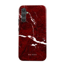 Iconic Red Ruby - Marble Samsung Galaxy A34 Case 1