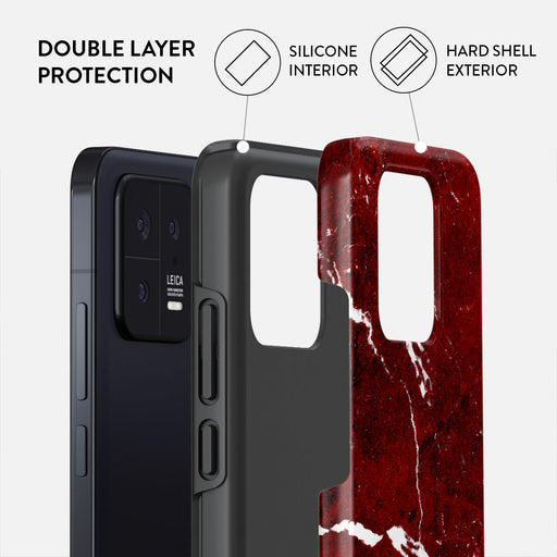 Iconic Red Ruby - Marble Xiaomi 13 Case 2