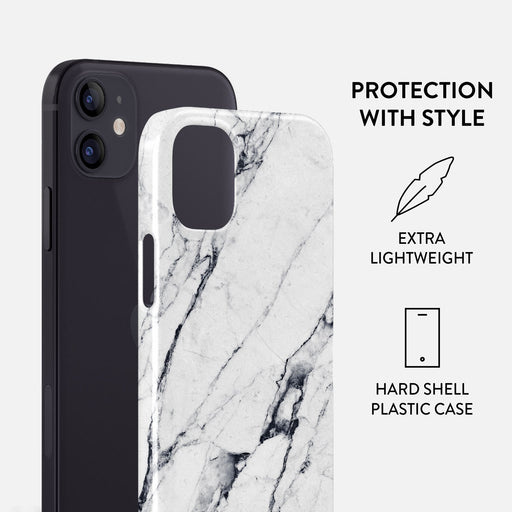 Satin White - Marble iPhone 12 Mini Case 2