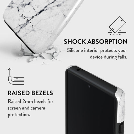 Satin White - Marble Google Pixel 6 Case 4