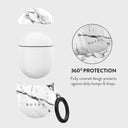 Satin White - Marble Google Pixel Buds 2 Case 2