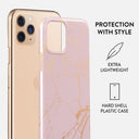 Peachy Gold - Pink Marble iPhone 11 Pro Max Case 2