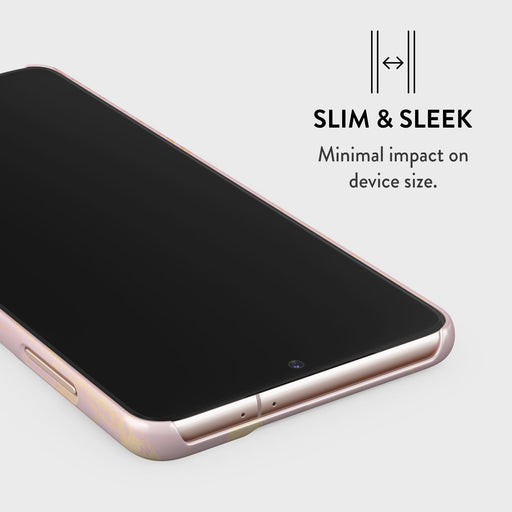 Peachy Gold - Pink Marble Samsung Galaxy S21 Plus Case 4