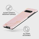 Peachy Gold - Pink Marble Samsung Galaxy S10 4G Case 7