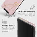 Peachy Gold - Pink Marble Samsung Galaxy S10 4G Case 8
