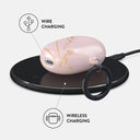Peachy Gold - Pink Marble Google Pixel Buds 2 Case 3