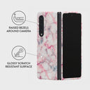 Raspberry Jam - Girls Samsung Galaxy Z Fold 4 Case 3