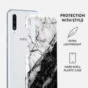 Fatal Contradiction - Black & White Marble Samsung Galaxy A50 Case 2