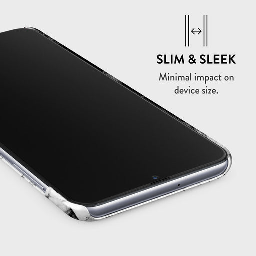 Fatal Contradiction - Black & White Marble Samsung Galaxy A50 Case 4