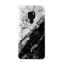 Fatal Contradiction - Black & White Marble Huawei Mate 20 Case 1