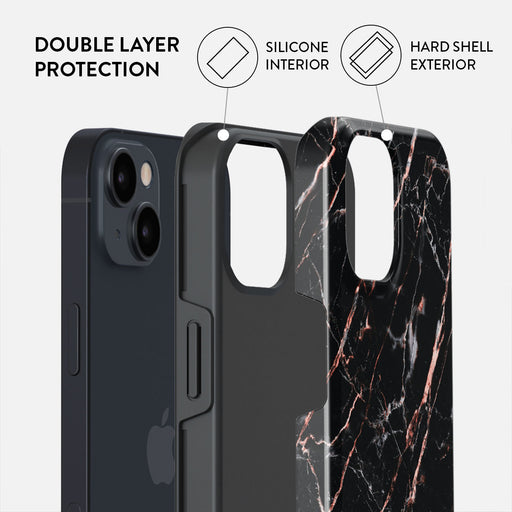 Rose Gold Marble - iPhone 13 Case 6