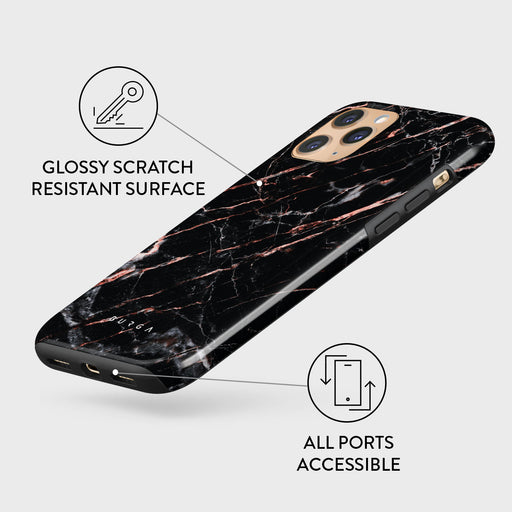 Rose Gold Marble - iPhone 11 Pro Case 7