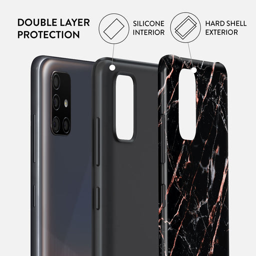 Rose Gold Marble - Samsung Galaxy A71 4G Case 6