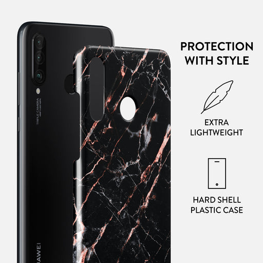 Rose Gold Marble - Huawei P30 Lite Case 2