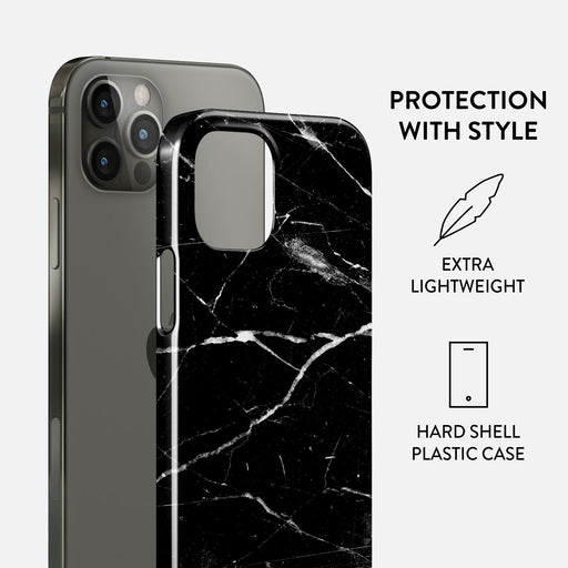 Noir Origin - Black Marble iPhone 12 Pro Max Case 2