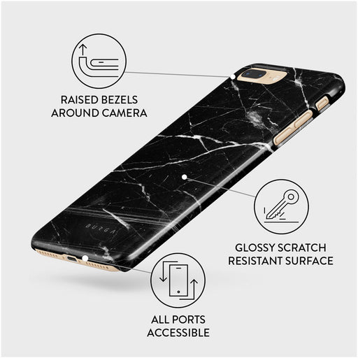 Noir Origin - Black Marble iPhone 7 Plus / 8 Plus Case 3