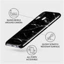 Noir Origin - Black Marble Samsung Galaxy A40 Case 3