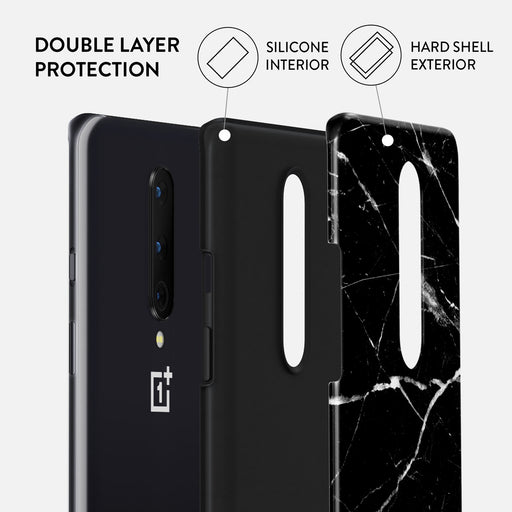 Noir Origin - Black Marble OnePlus 8 Case 2